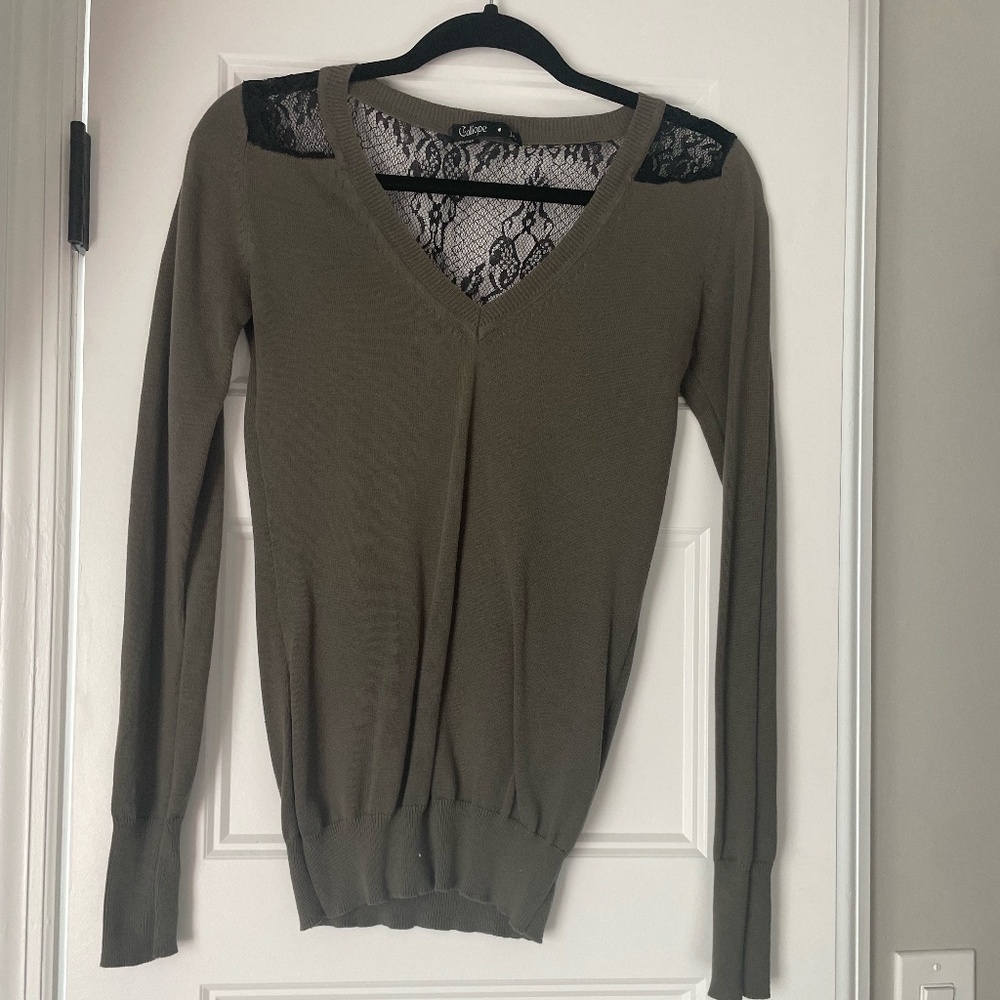 Top with lace